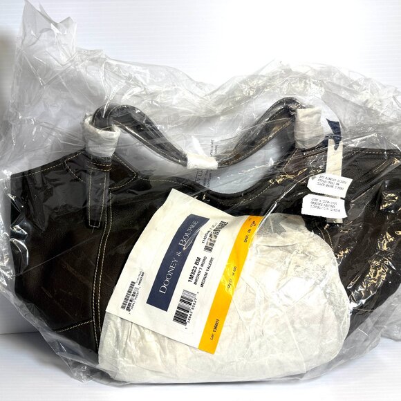 Dooney & Bourke Dark Brown T Moro Medium Valerie NWT - Picture 2 of 8